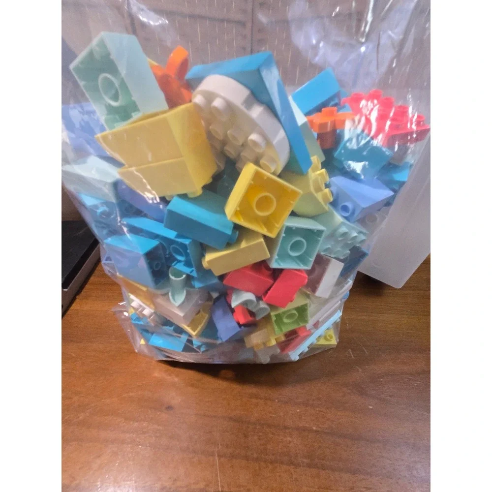 LEGO Duplo Bulk Lot 6lbs Mixed Building Bricks Plates Figures Multicolor Set